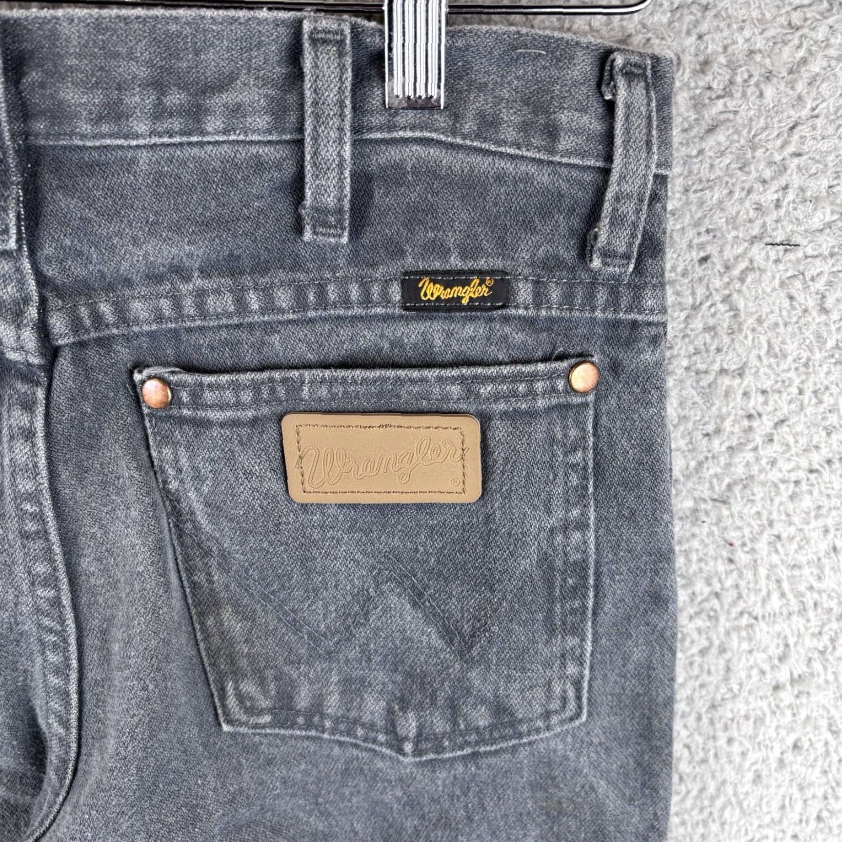 Wrangler VINTAGE Wrangler Jeans Cowboy Cut Slim Fit Mens 30x34 Charcoal Gray Western 936CHG Size US 30 / EU 46 - 4 Thumbnail