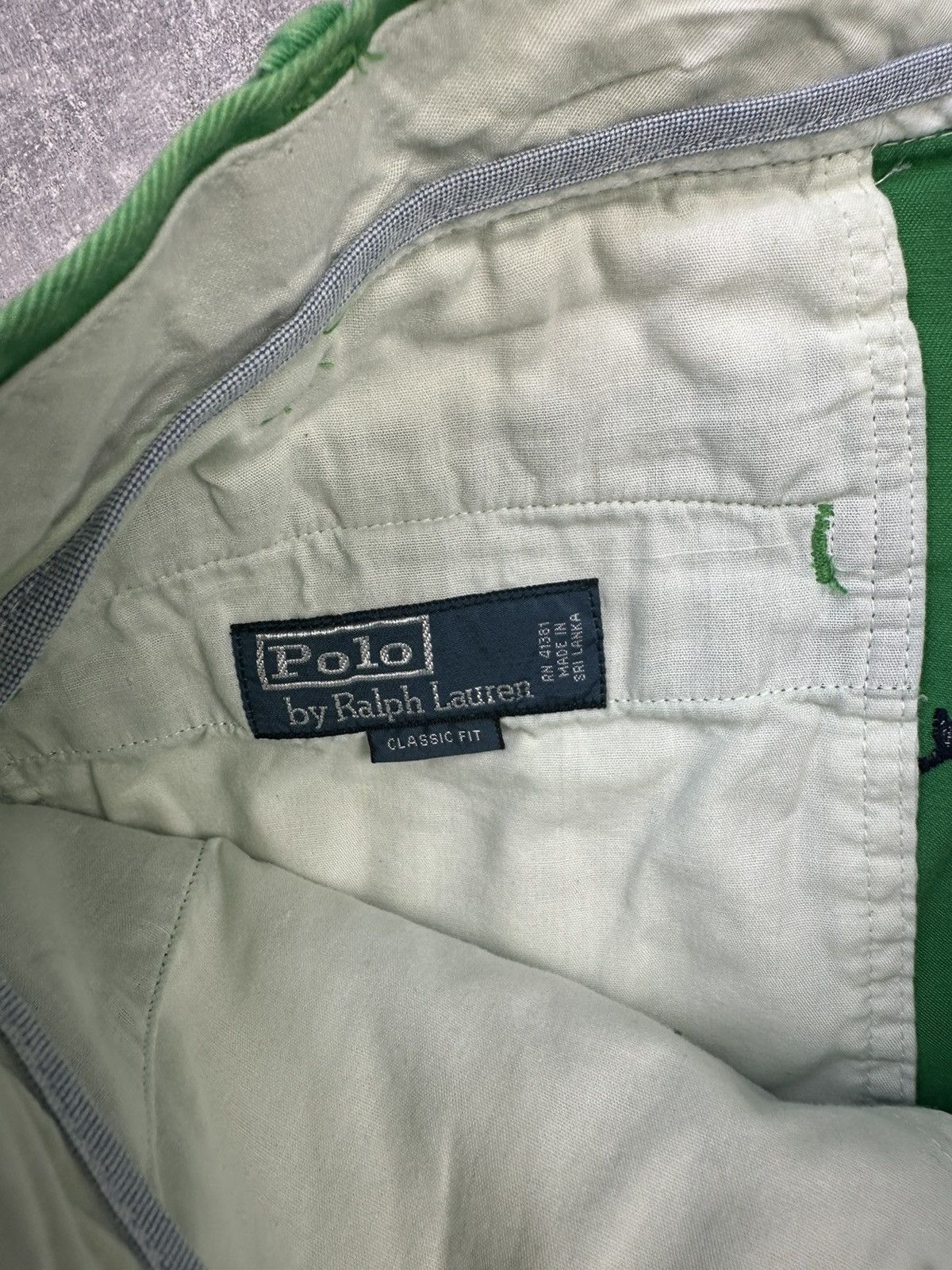 Vintage Polo Ralph Lauren Vintage Luxury Overprint Logo Shorts Size US 32 / EU 48 - 5 Thumbnail