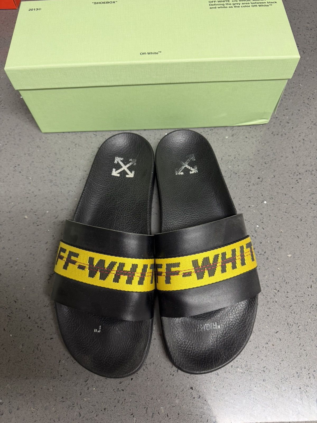 Off-White Off-White Industrial Belt Slides 12US / 46EU Size US 12 / EU 45 - 2 Thumbnail
