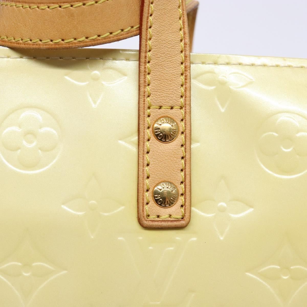Louis Vuitton LOUIS VUITTON Monogram Vernis Reade PM Hand Bag Perle M91336 Size ONE SIZE - 10 Thumbnail