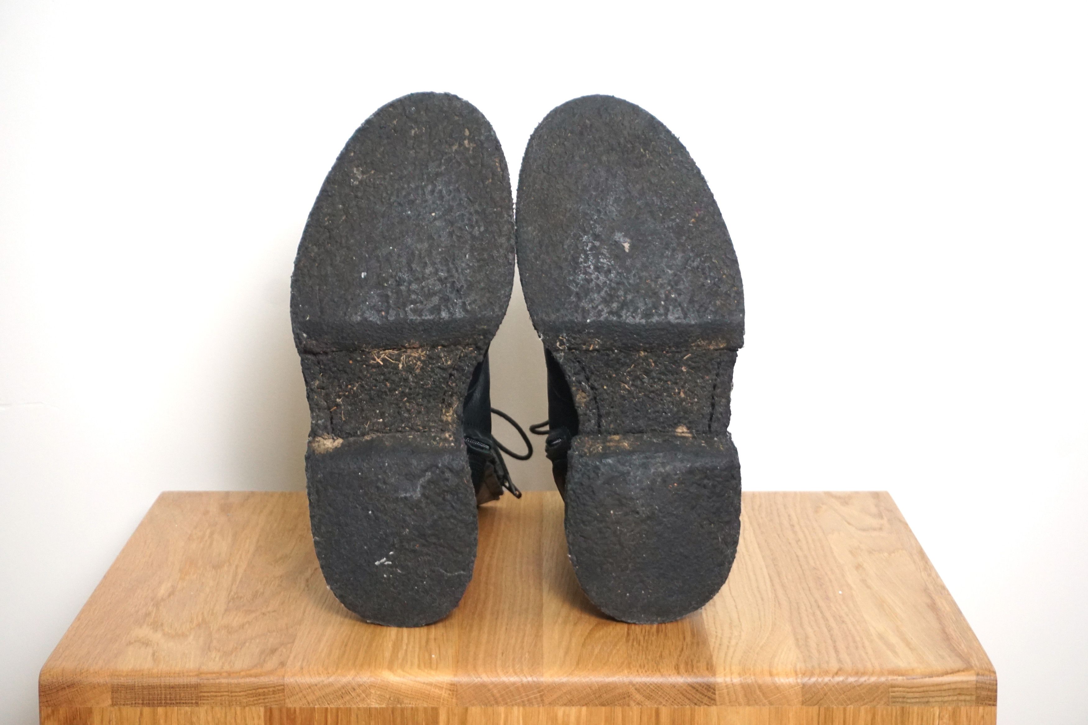 Balmain FW11 Shearling Ranger Boots by Christophe Decarnin Size US 7 / EU 40 - 12 Thumbnail