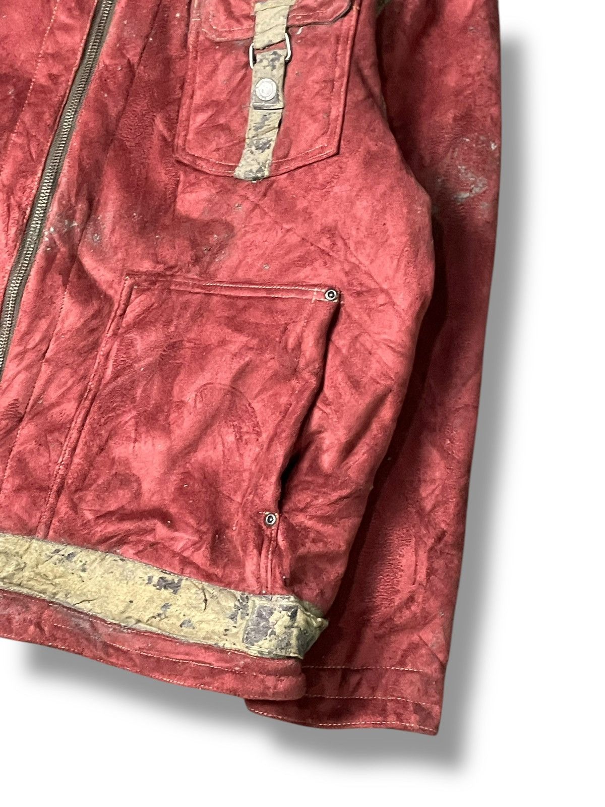 Japanese Brand × Vintage Comming Man Brand Leather Suede Jacket (70) Size US L / EU 52-54 / 3 - 3 Thumbnail