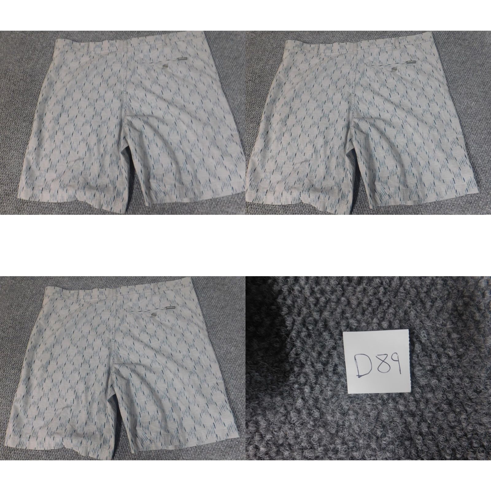 Eddie Bauer Eddie Bauer Mens Shorts 40 Gray Chino Casual Flat Front 40 in Cotton Knit Logo Zipper Regular Men Size US 40 / EU 56 - 8 Thumbnail