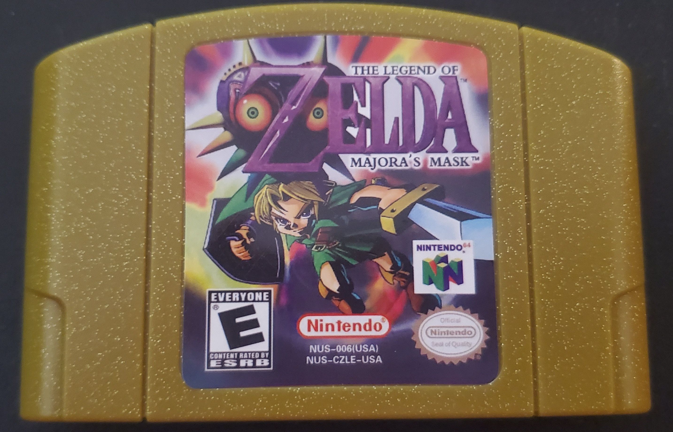 Nintendo Legend of Zelda Majora's Mask N64 Nintendo 64 Video Game Size ONE SIZE - 1 Thumbnail