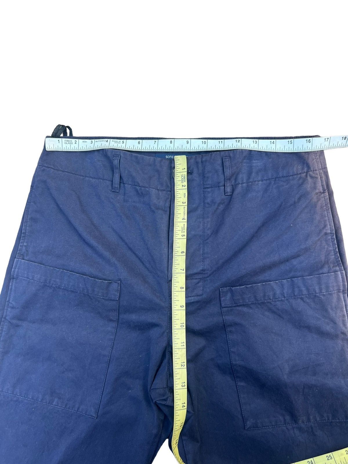 SOFIE D'HOORE Vintage Sofie D’Hoore Belgium Sun Faded Indigo Work Pant Size US 32 / EU 48 - 3 Thumbnail