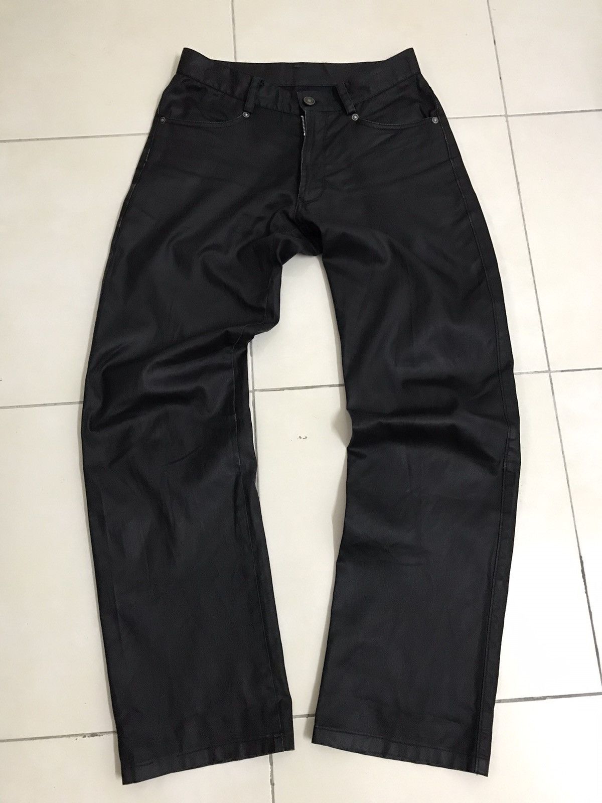 Gaultier Homme Objet × Jean Paul Gaultier × Vintage Gaultier Objet Homme Black Pants Size US 29 - 5 Thumbnail