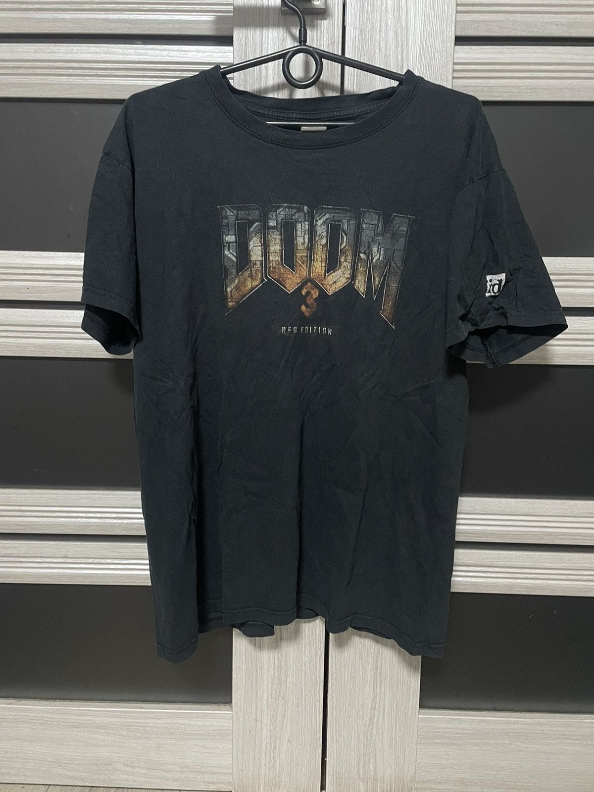 The Game Doom 3 Game Pc BFG Edition Promo Vintage T-Shirt Size US L / EU 52-54 / 3 - 1 Thumbnail
