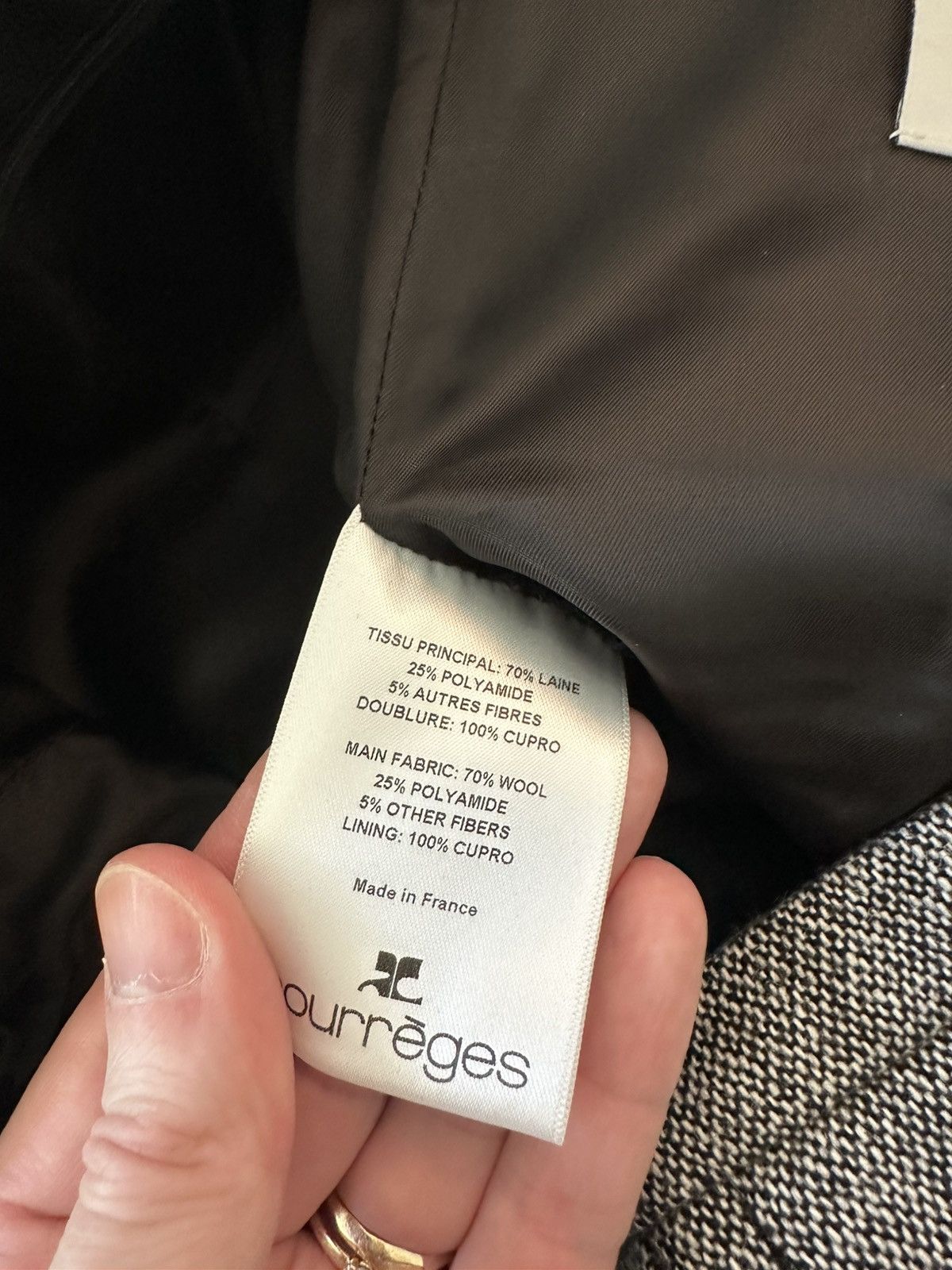 Courreges Courrèges Wool Caviar Tailored Trouser Size US 30 / EU 46 - 8 Thumbnail