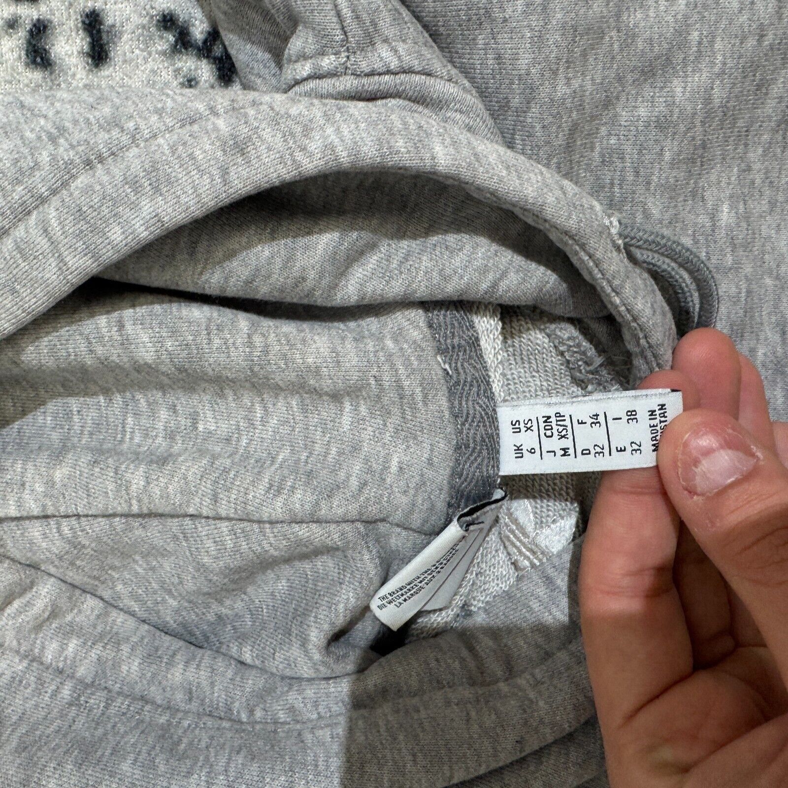 Adidas × Vintage Vintage Adidas Unisex Gray Cotton Hoodie Size XS Y2K 90s Size US XS / EU 42 / 0 - 9 Thumbnail