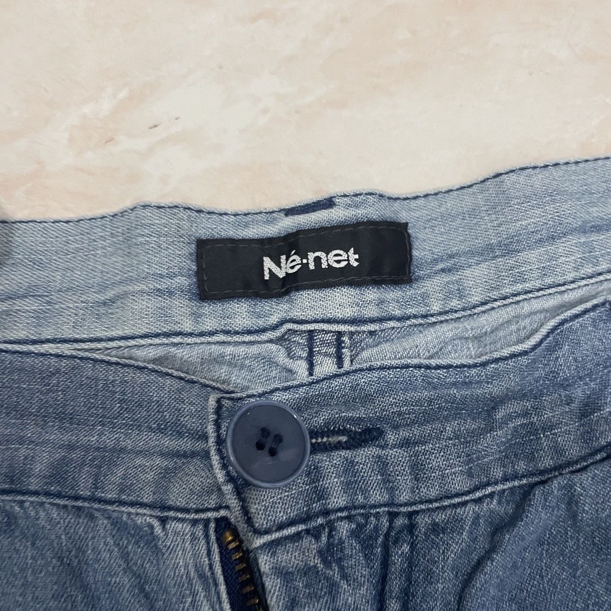 Issey Miyake Vintage Ne-net By Issey Miyake Short Denim Size US 31 - 5 Thumbnail