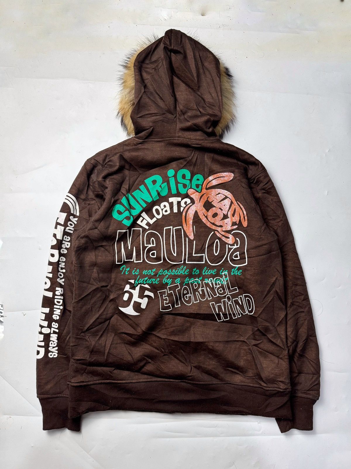If Six Was Nine Fur Hoodie Poem Surf Japanese styled Size US L / EU 52-54 / 3 - 2 Thumbnail