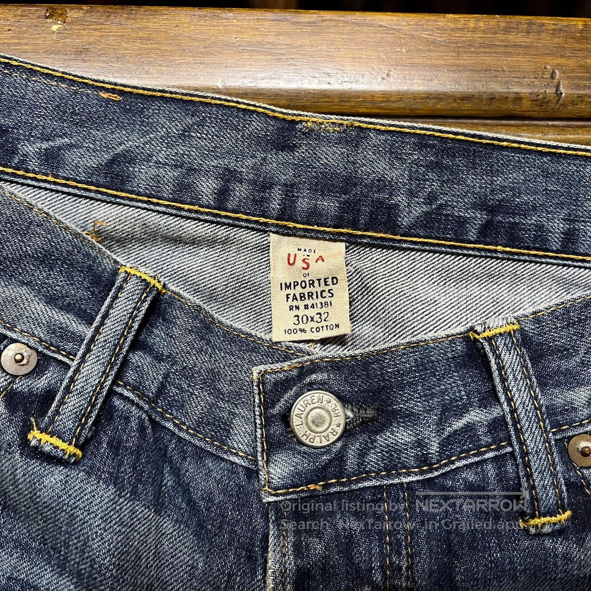 RRL Ralph Lauren vintage denim jeans by ralph lauren. Size US 30 / EU 46 - 3 Thumbnail