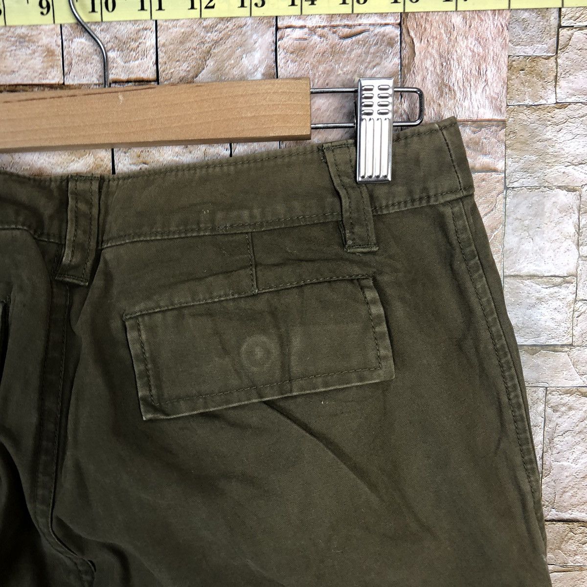 Japanese Brand Enracine Green Cargo Multipocket Pants #A318 Size US 28 / EU 44 - 20 Thumbnail
