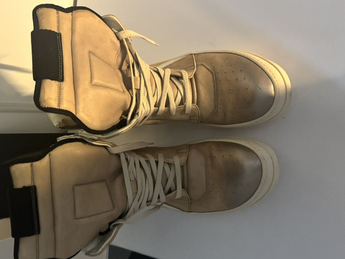 Rick Owens ✅Rick Owens Geobasket Gold 43 Size US 10 / EU 43 - 4 Thumbnail