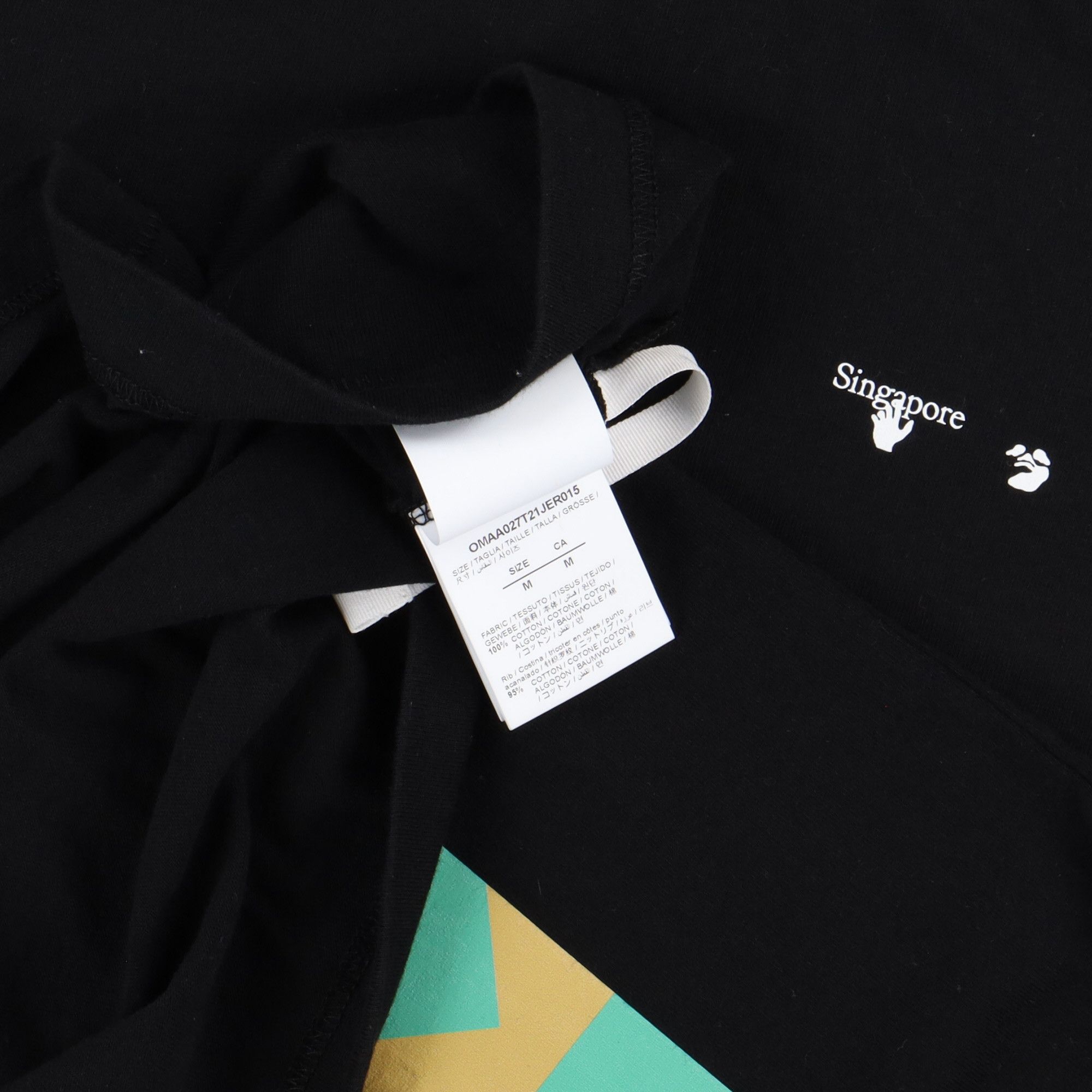 Off-White Black Singapore Exclusive Arrows T-Shirt Size M / US 6-8 / IT 42-44 - 4 Thumbnail