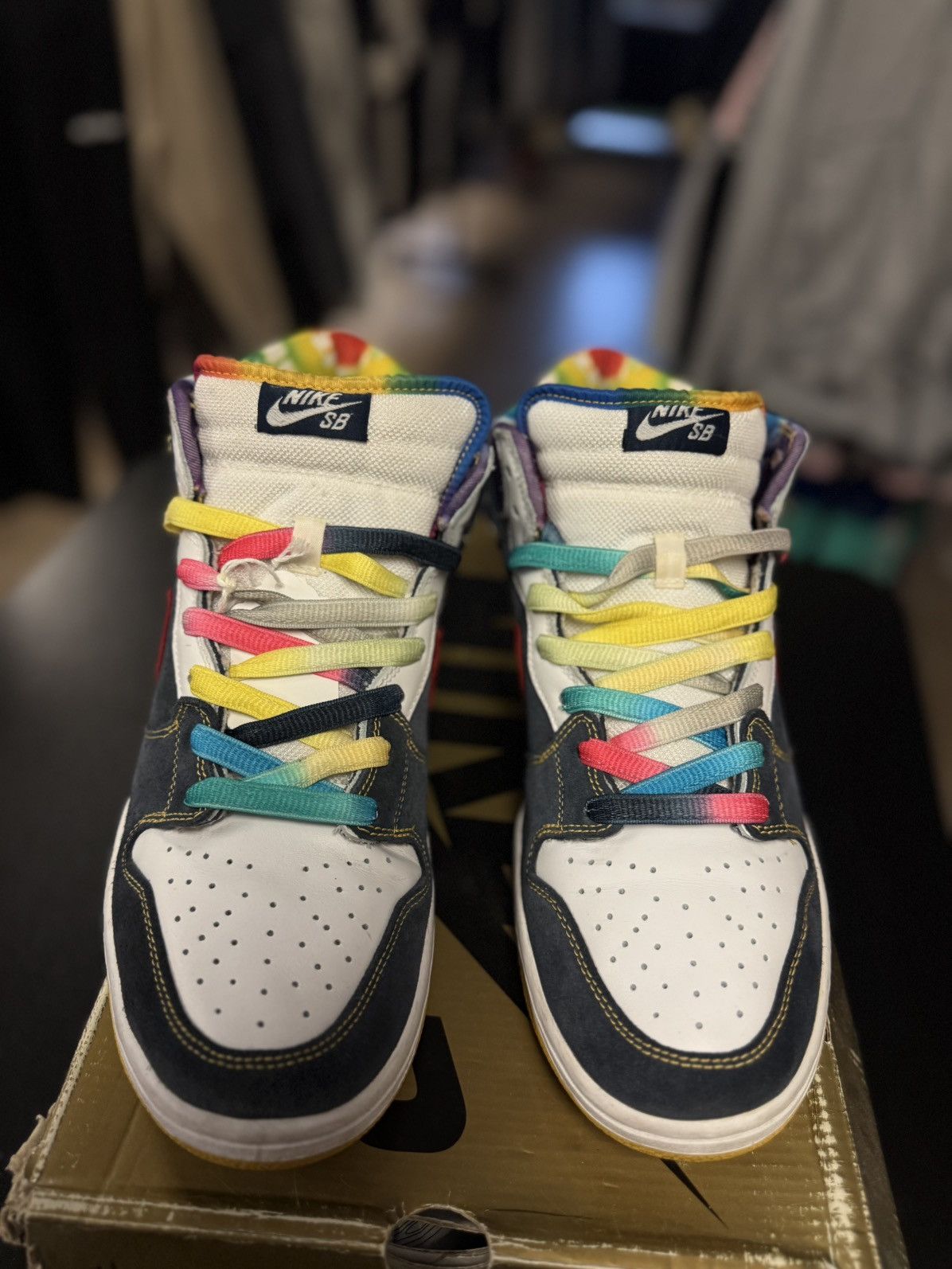 Nike Nike Mid SB Tye Die 2008 (314383-461) Size 11 🧼 Size US 11 / EU 44 - 4 Thumbnail
