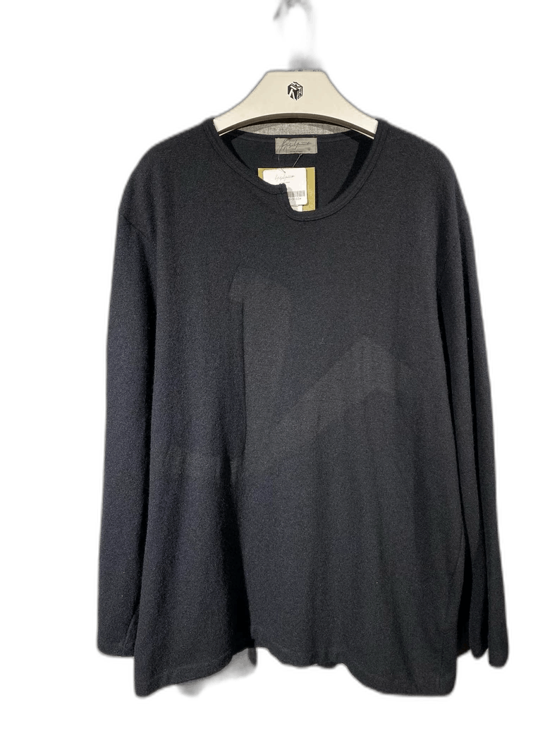 Yohji Yamamoto Yohji Yamamoto Black Oversized Sweater Size US L / EU 52-54 / 3 - 1 Thumbnail