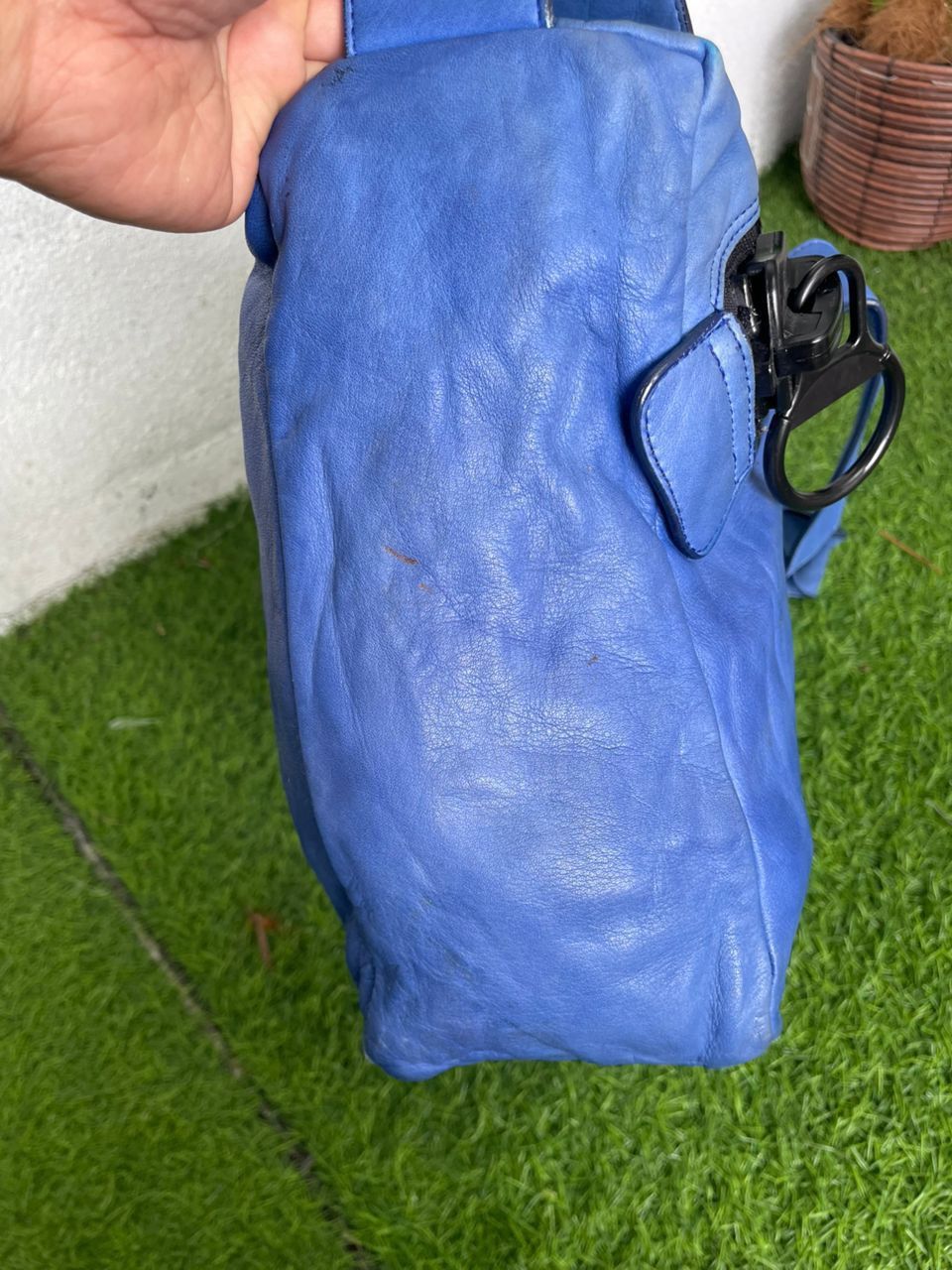 Japanese Brand Authentic Kawa Kawa Inspired to Yohjimoto Leather Shoulder Size ONE SIZE - 8 Thumbnail
