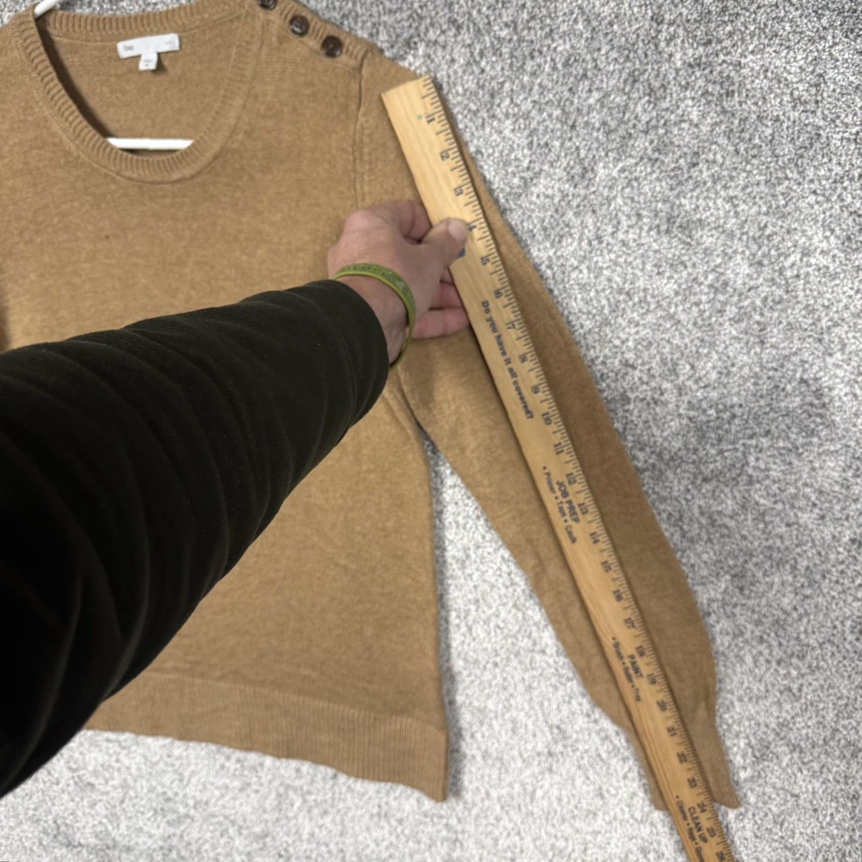 Gap Gap Luxe Sweater Women M Tan Angora Blend Knit Minimalist Preppy 90s Old Money Layering Casual Size M / US 6-8 / IT 42-44 - 3 Thumbnail