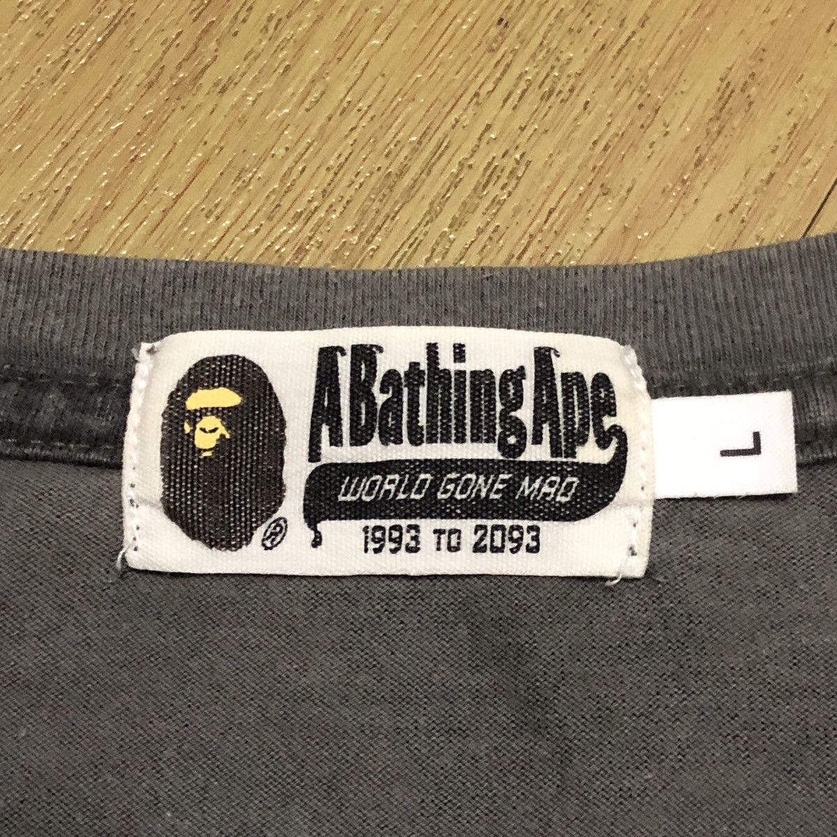 Bape BAPE ABC Wide A Bathing Ape Tee Size US L / EU 52-54 / 3 - 6 Thumbnail