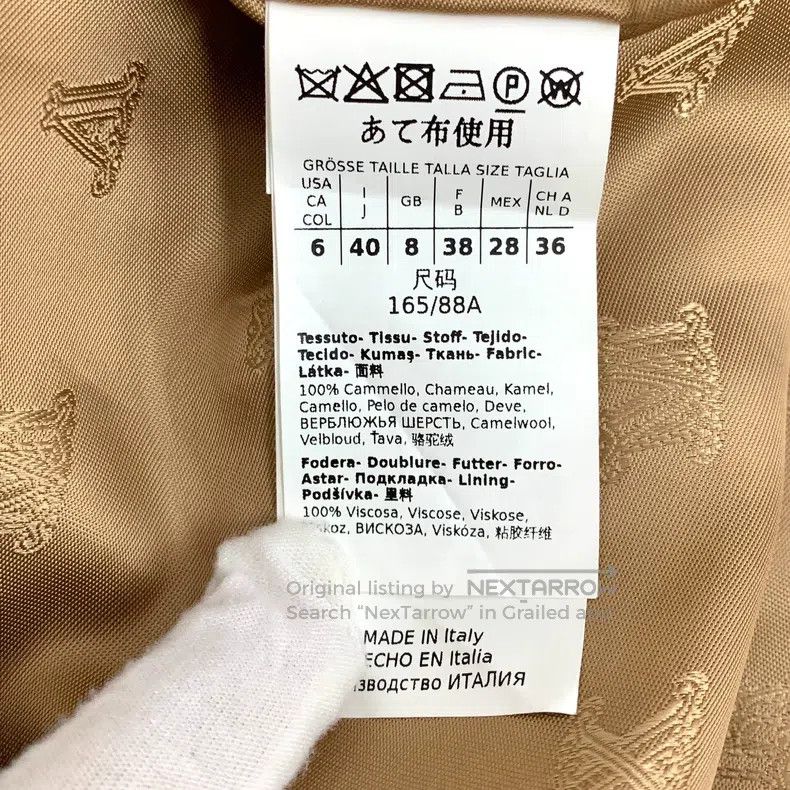 Max Mara Max Mara Camel Camel Hair Collar Double Breasted Belted Co Size M / US 6-8 / IT 42-44 - 6 Thumbnail