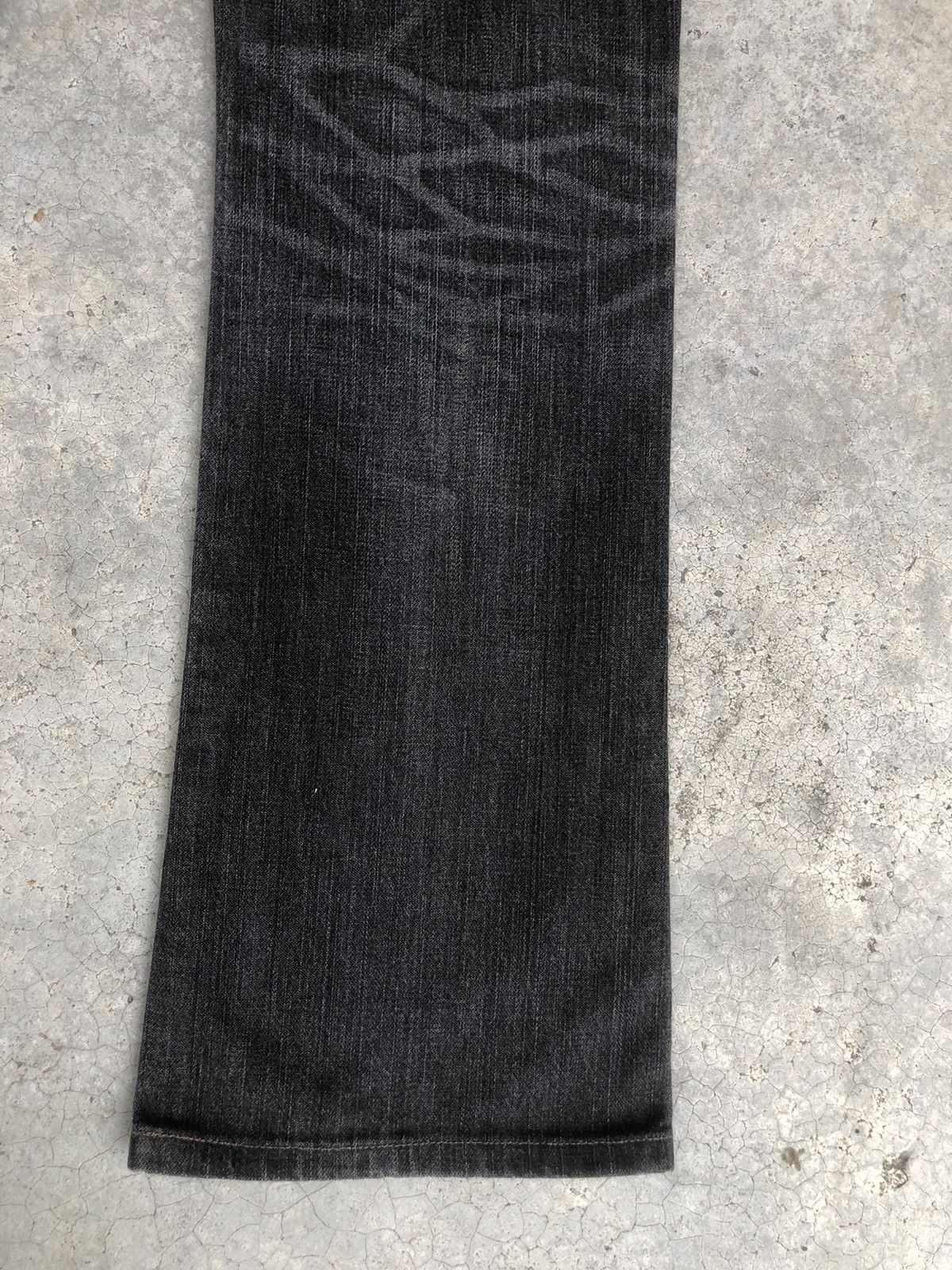 If Six Was Nine Japanese Wrangler Flared Jeans Distressed Jeans Size US 32 / EU 48 - 12 Thumbnail