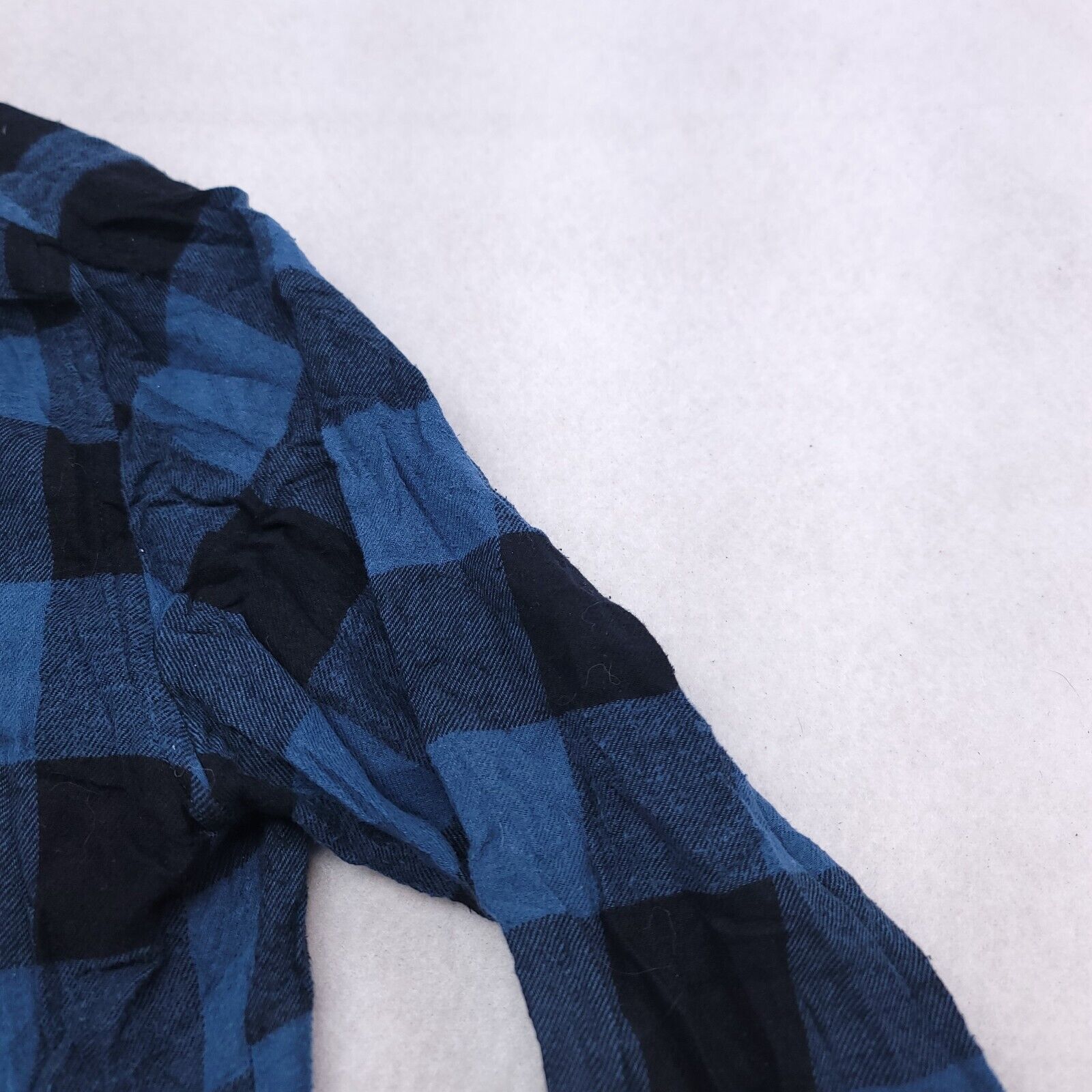 Croft & Barrow Croft & Barrow Buffalo Check Flannel Shirt Mens Size M Blue Size US M / EU 48-50 / 2 - 5 Thumbnail