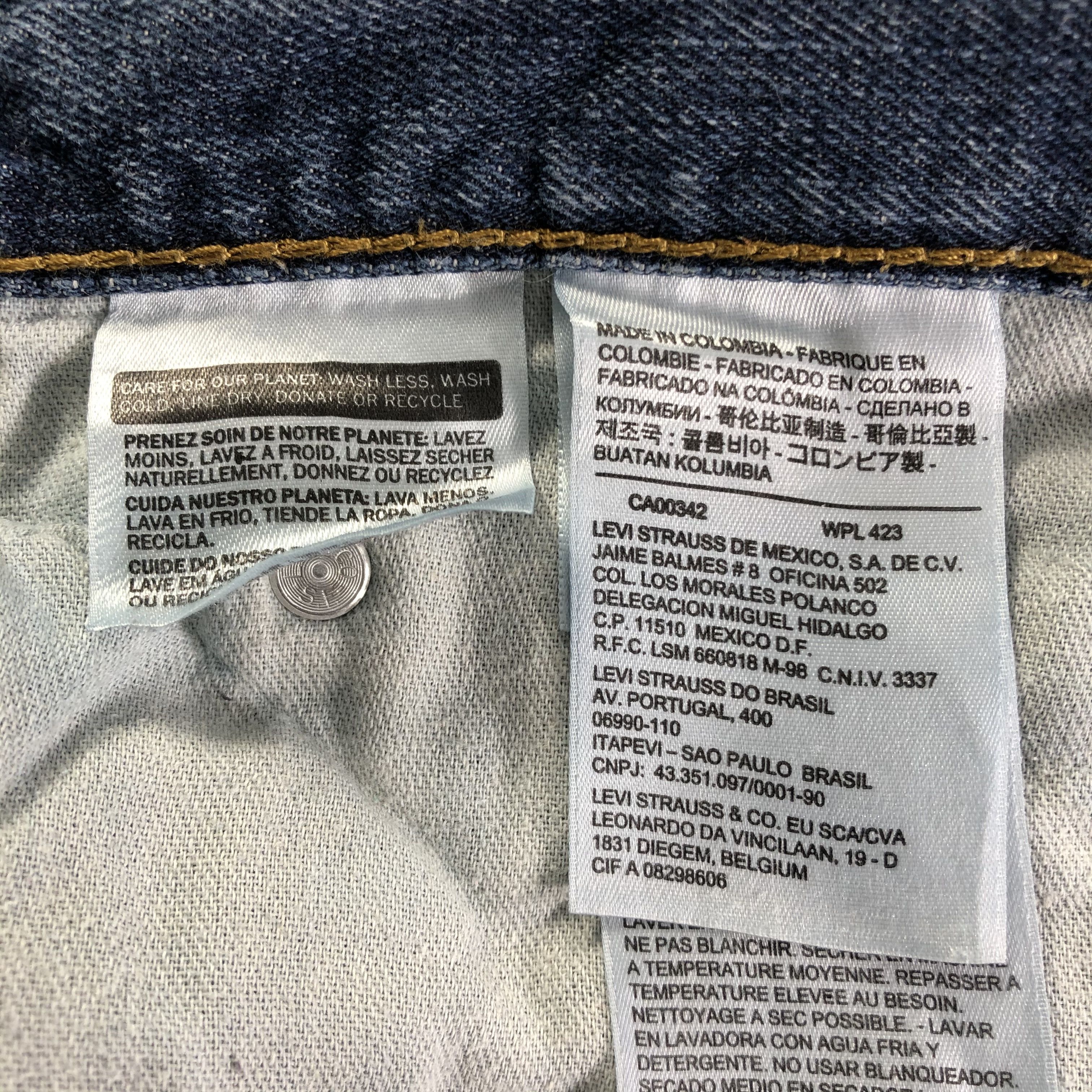 Levi's Vintage Blue Wash Levis 559 Jeans-J3545 Size US 37 - 9 Thumbnail