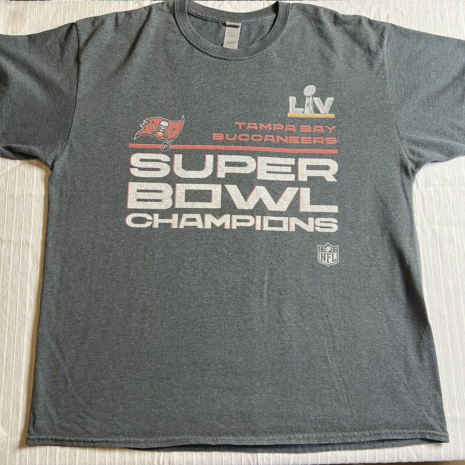 Nike Nike Tampa Bay Bucs Super Bowl LIV Champions T-Shirt Mens XL Size US XL / EU 56 / 4 - 1 Thumbnail