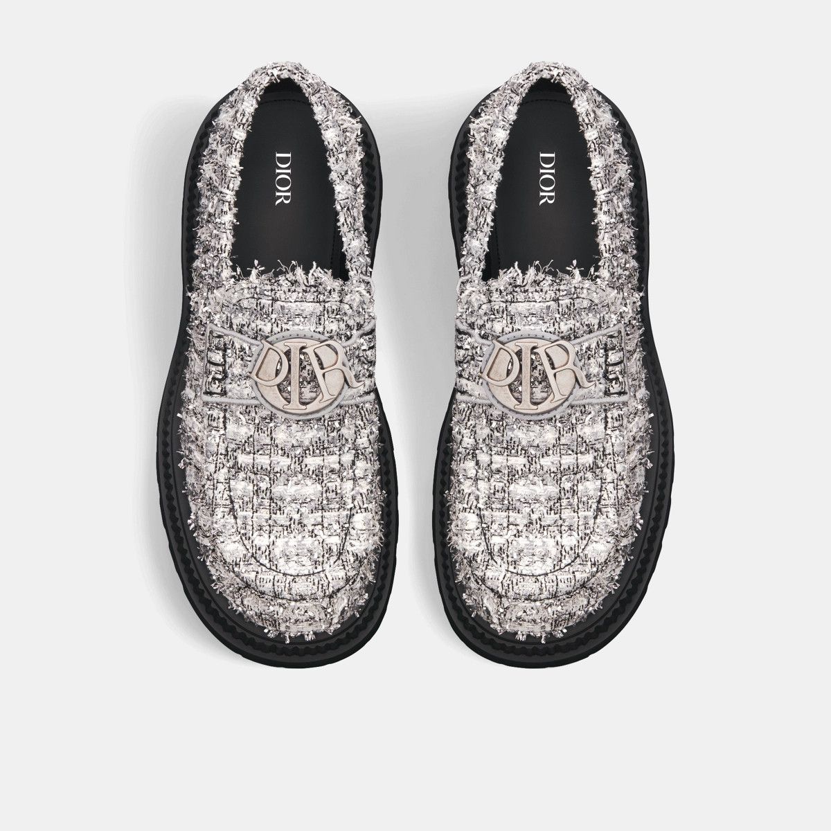 Dior o1bcso1str0226 Buffalo Loafer in Silver Size US 12 / EU 45 - 3 Thumbnail
