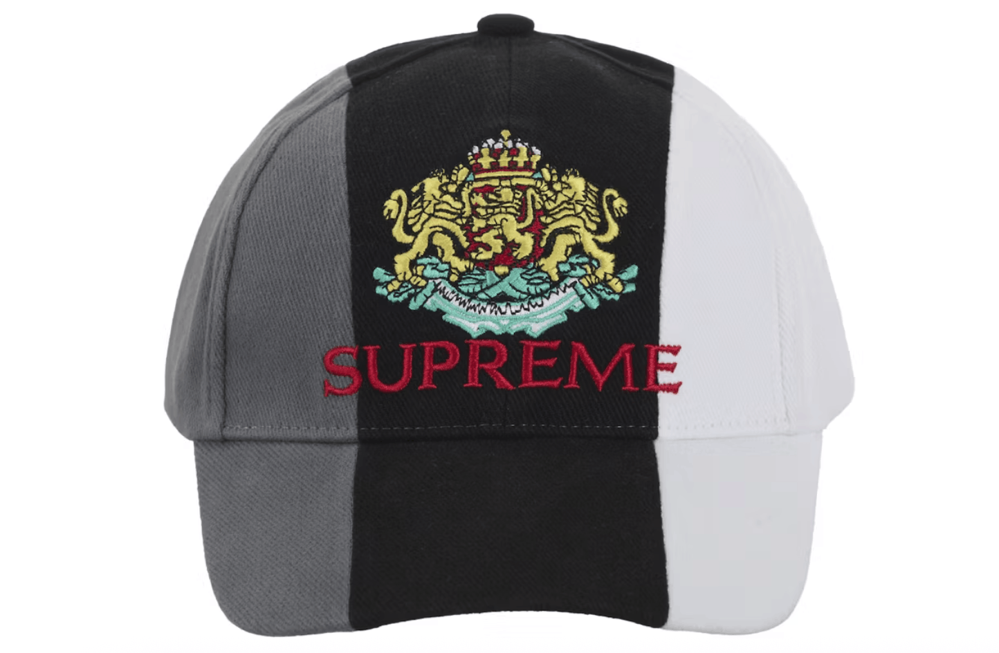 Supreme Supreme Crest 6-Panel (SS25) Black Sz Adjustable Size ONE SIZE - 1 Thumbnail