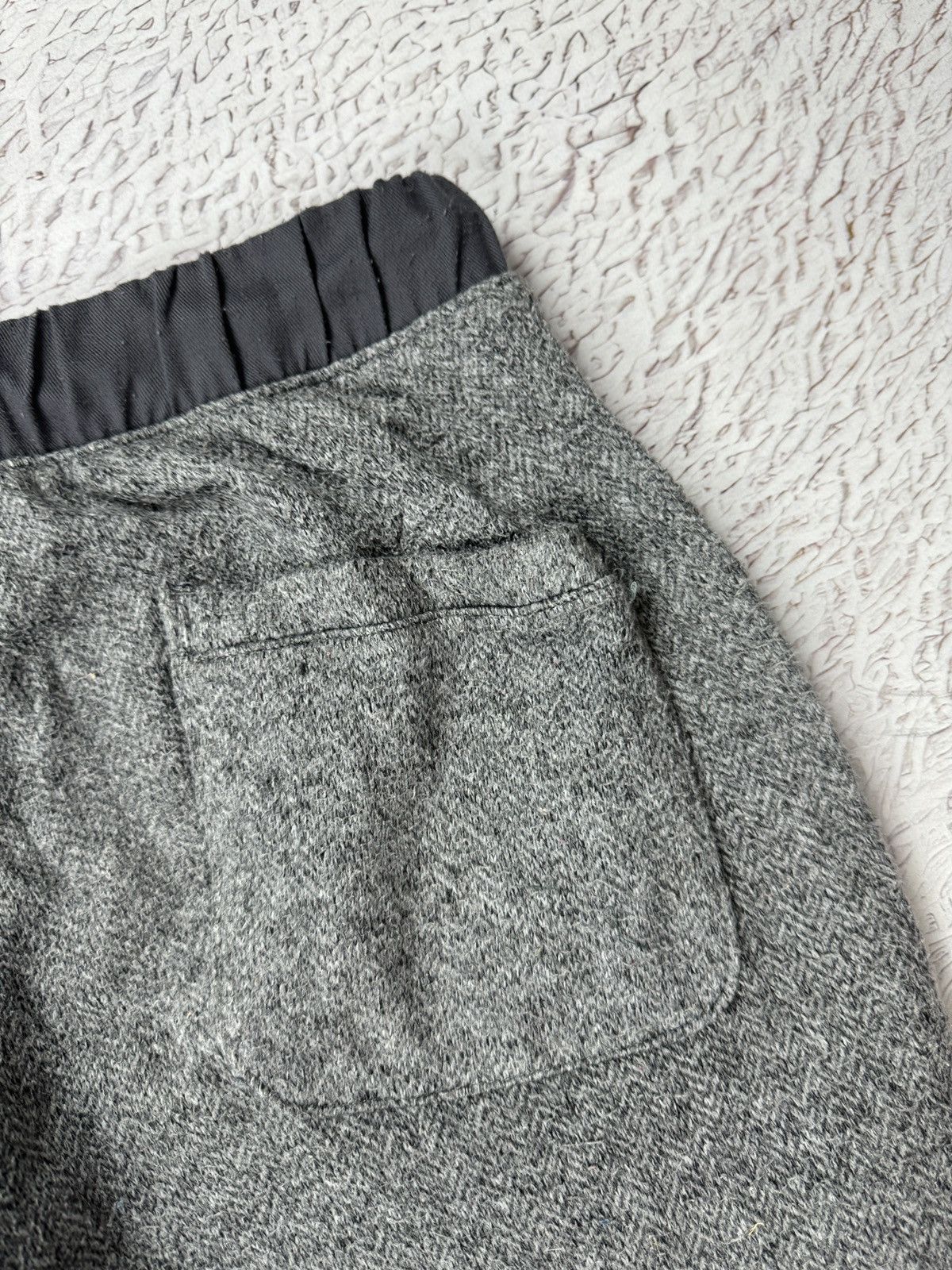 Japanese Brand × Vintage Herringbone grey Japan clothing sweat track pants Size US 32 / EU 48 - 19 Thumbnail