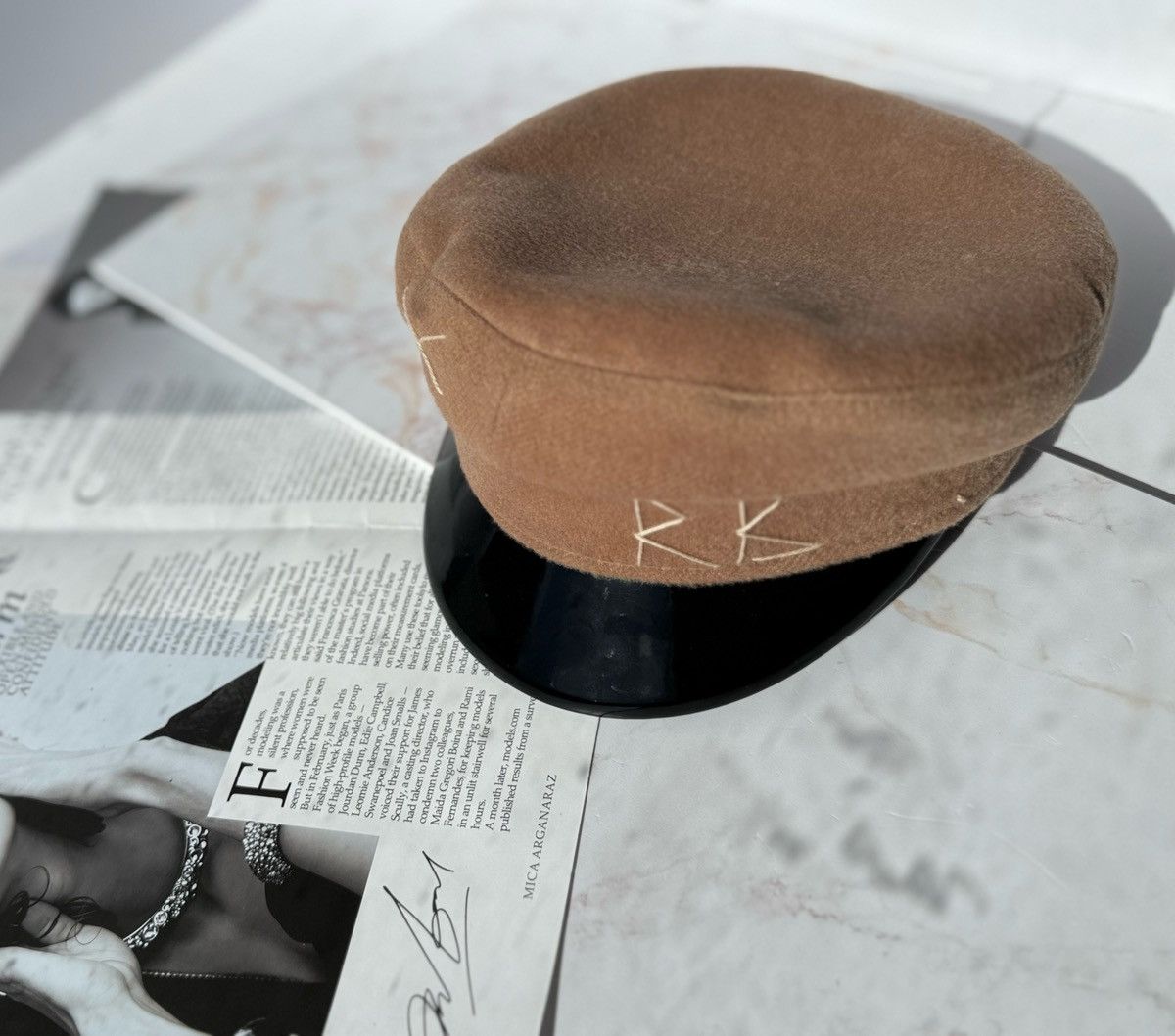 Ruslan Baginskiy Ruslan Baginskiy brown hat Size ONE SIZE - 23 Thumbnail