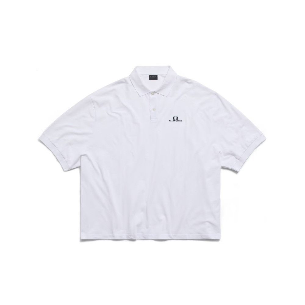 Balenciaga o1s1wg110126 BB Classic Balenciaga Polo Shirt Oversized Size US S / EU 44-46 / 1 - 1 Thumbnail