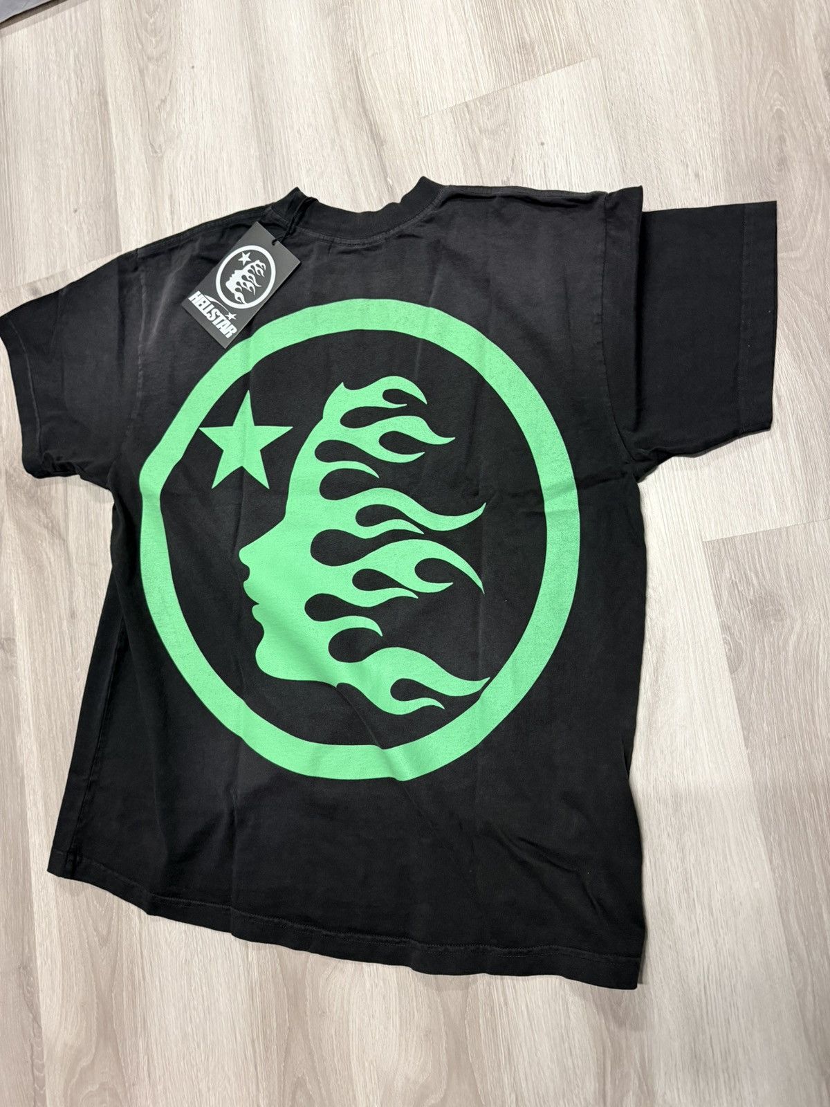HELLSTAR HELLSTAR Green Logo T Shirt Size US L / EU 52-54 / 3 - 2 Thumbnail