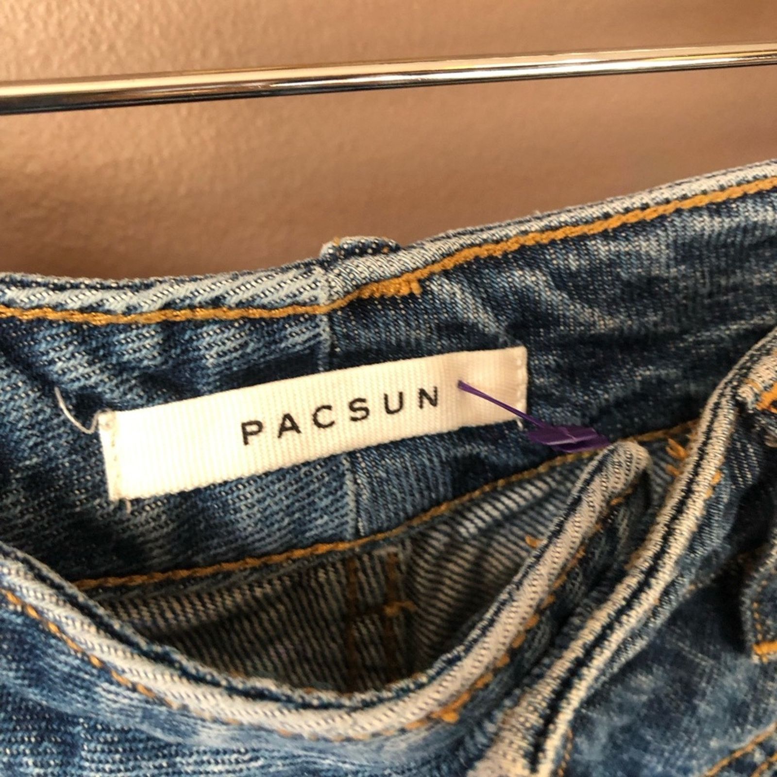 Pacsun PACSUN jean shorts bottoms blue 13”waist Size 26" / US 2 / IT 38 - 4 Thumbnail