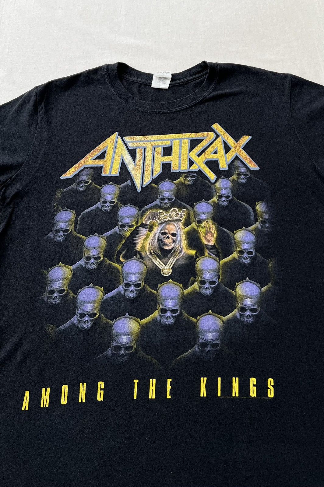 Band Tees Vintage 2017 Anthrax Among The Kings Thrash Metal Band Size US M / EU 48-50 / 2 - 3 Thumbnail