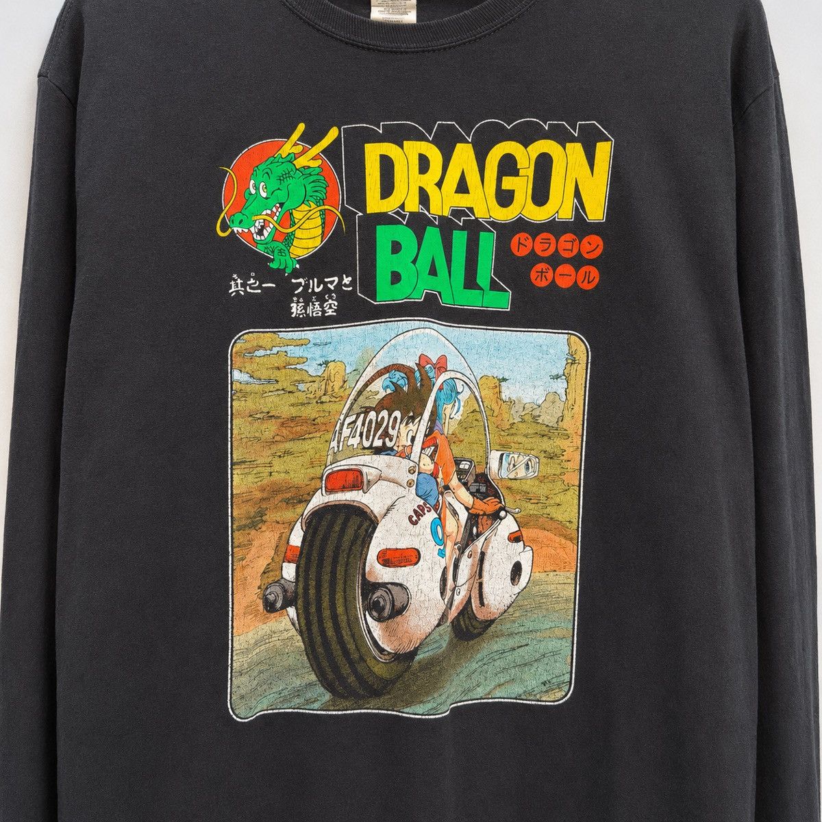 Vintage Dragon Ball Bulma Bike Long Sleeve Tee Size US M / EU 48-50 / 2 - 4 Thumbnail