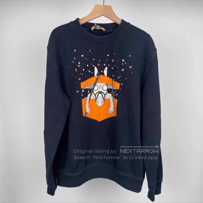Other Hermes Cartoon star printed cotton crewneck long sleeve sw Size M / US 6-8 / IT 42-44 - 1 Thumbnail