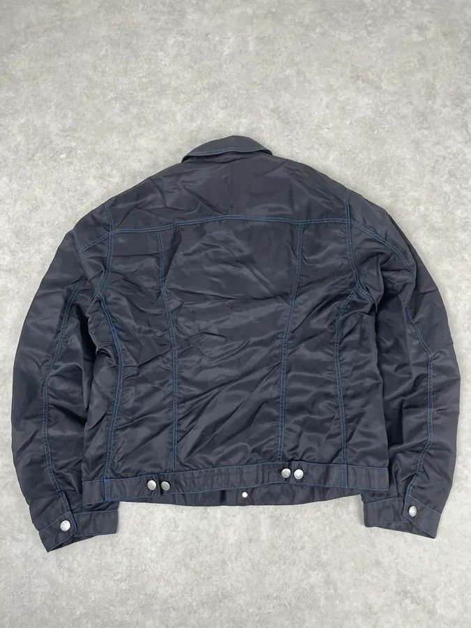 Marithe + Francois Girbaud SS1998 Marithé + François Girbaud Navy Nylon Cargo Pocket Jacket Size US L / EU 52-54 / 3 - 6 Thumbnail