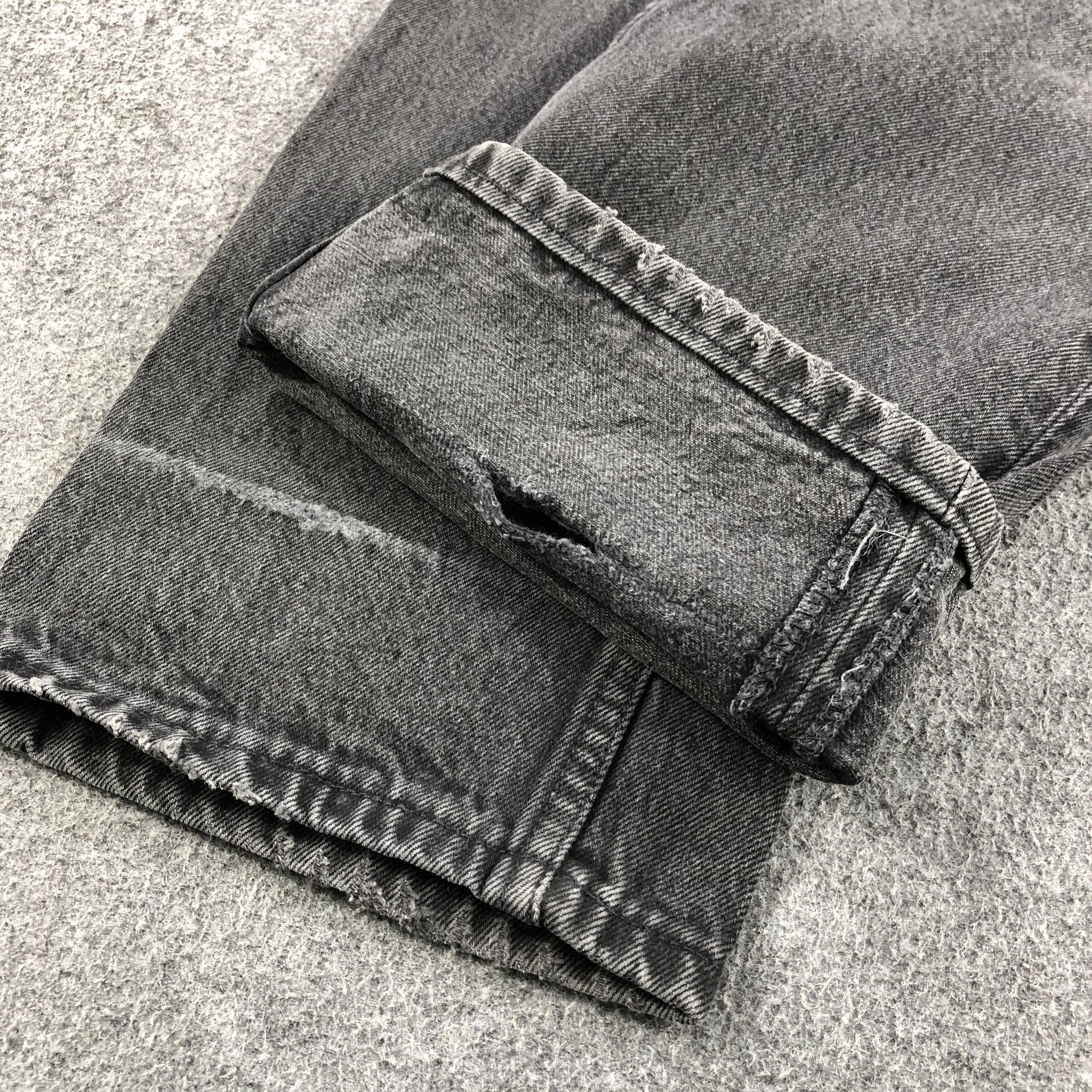 Levi's 90s Vintage Distress Levis 501 Jeans-J1439 Size US 35 - 7 Thumbnail