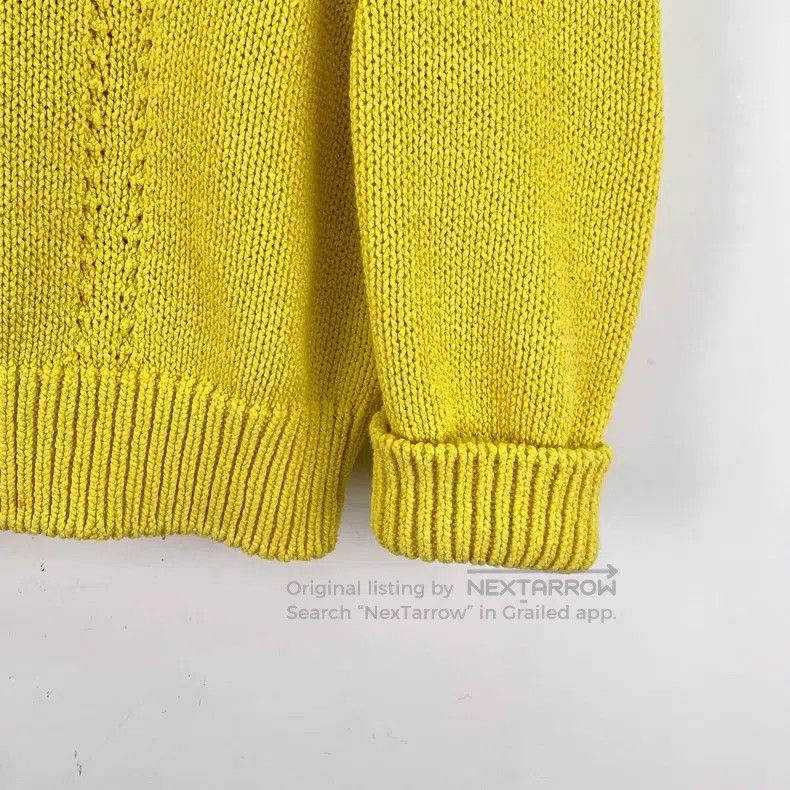 Chanel Chanel Yellow cotton round-neck short-sleeved knitted swea Size XS / US 0-2 / IT 36-38 - 4 Thumbnail