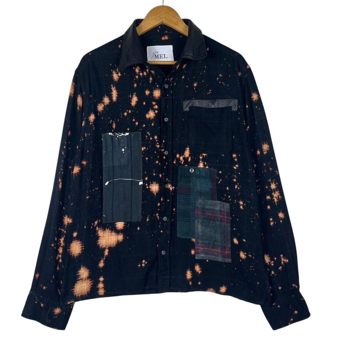 Rare remel remake acid wash shirt