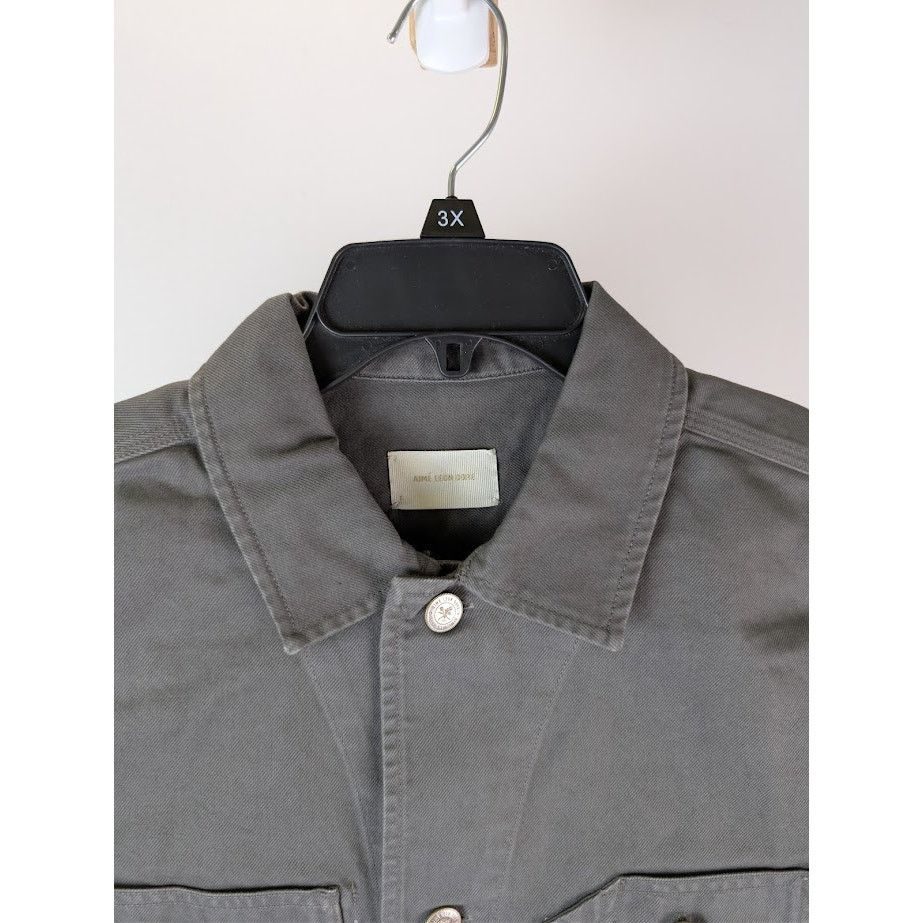 Aime Leon Dore o1rshd1 Twil Work Shirt in Volcanic Ash Size US S / EU 44-46 / 1 - 7 Thumbnail