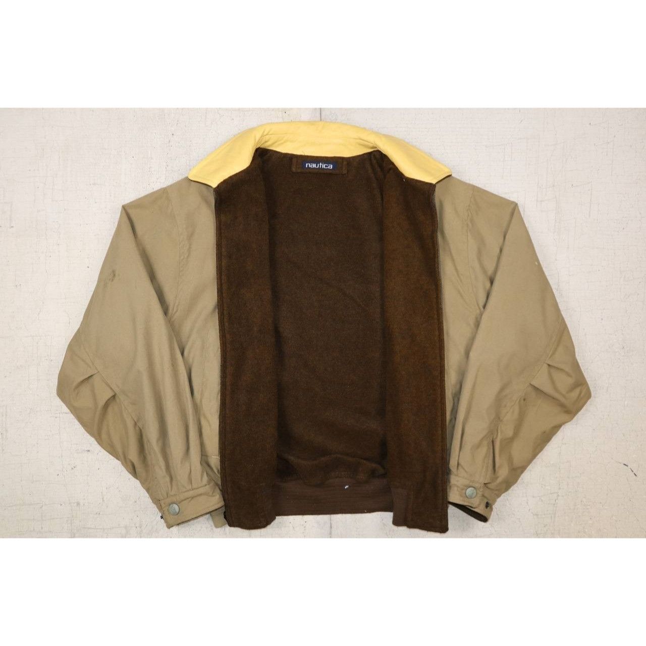 Vintage Vintage 90s Nautica Reversible Leather Suede Bomber Jacket L Size US L / EU 52-54 / 3 - 6 Thumbnail