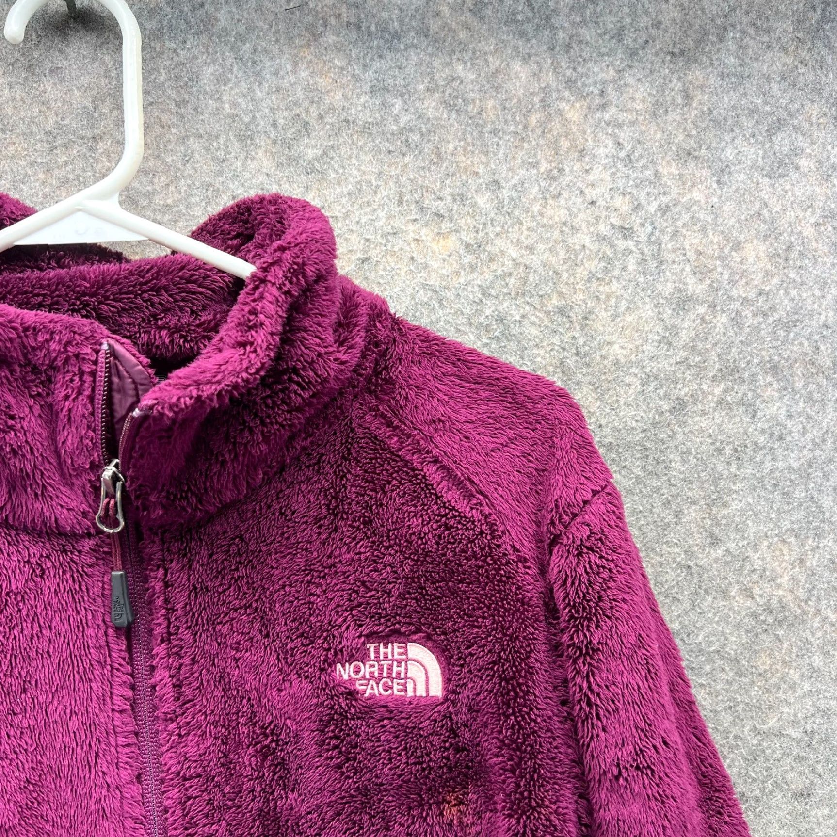 The North Face VINTAGE? No. The North Face Jacket Women Large Purple Full Zip Fleece Osito Cozy Sherpa Size L / US 10 / IT 46 - 6 Thumbnail