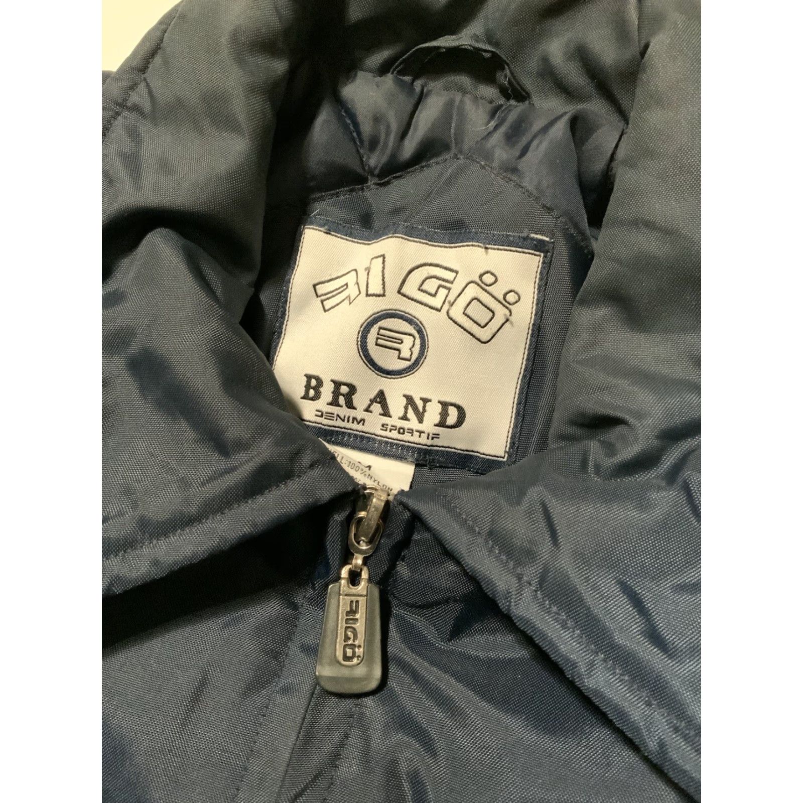 Vintage VINTAGE 90s Y2K 2000s Rigo Sport Quilted Lined Navy Blue Coaches Jacket Sz. M Mens Jacket Blue Quilted Lined 90s Theme Size US M / EU 48-50 / 2 - 6 Thumbnail