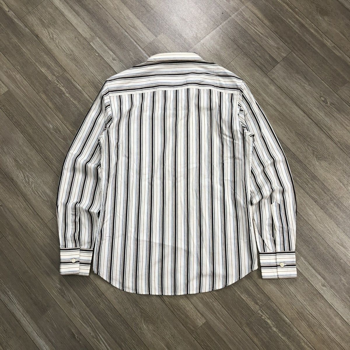 Japanese Brand × Tornado Mart 2000s Tornado Mart Japan Striped Button Up Shirt Size US M / EU 48-50 / 2 - 6 Thumbnail