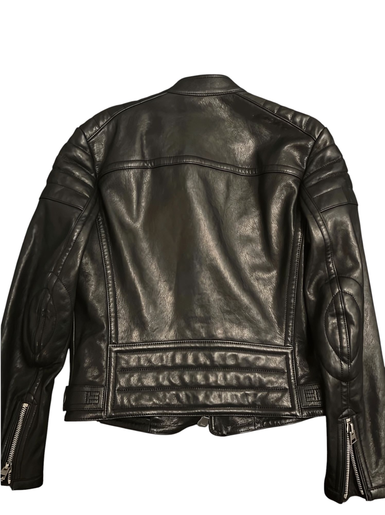 Tom Ford LEATHER BIKER BOMBER JACKET Size US M / EU 48-50 / 2 - 4 Thumbnail