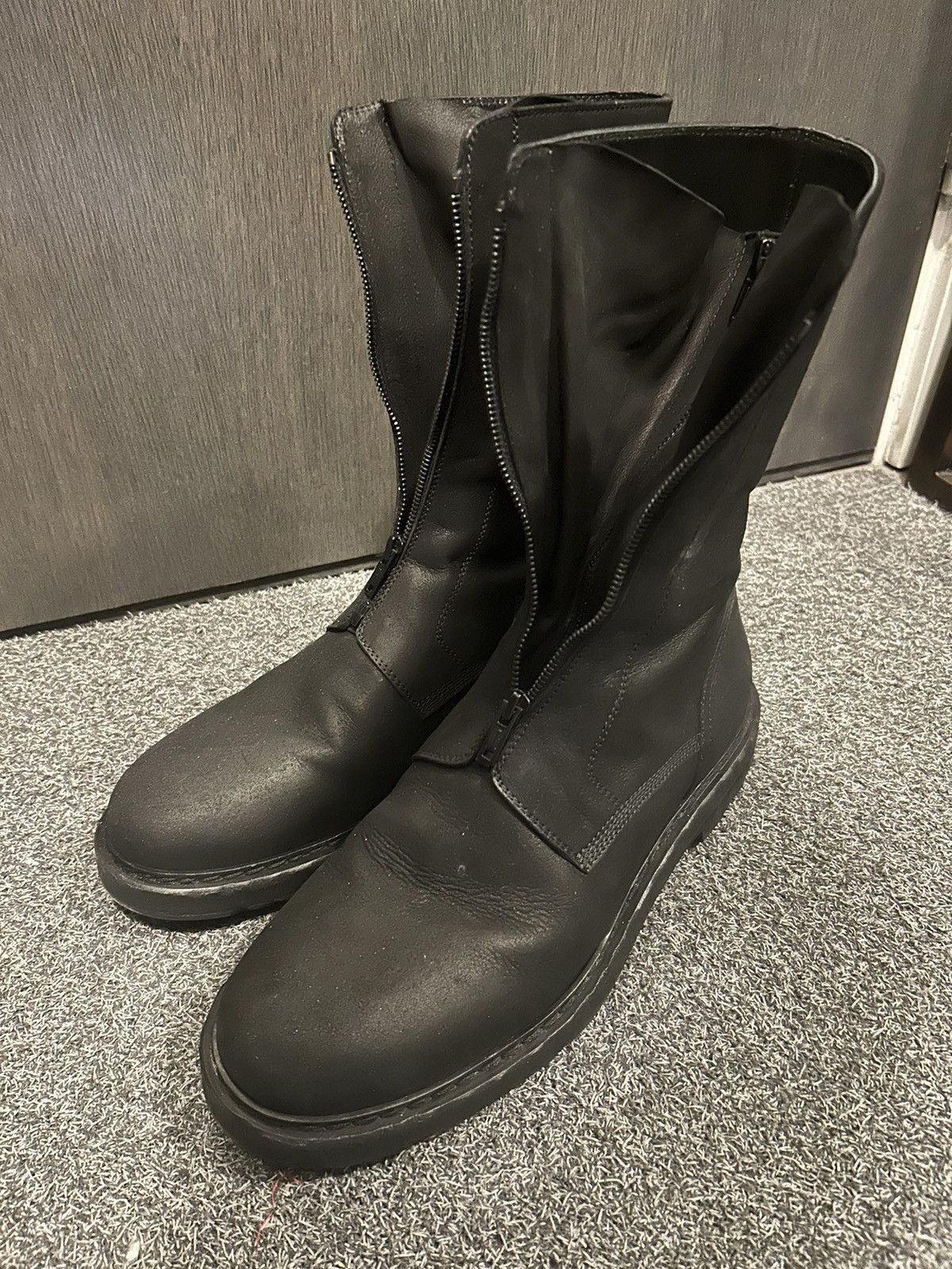 Ann Demeulemeester Front Zip Boots | Grailed